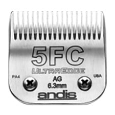 Lame pour tondeuse Andis, taille 5FC (1/4'' ou 6.3mm)