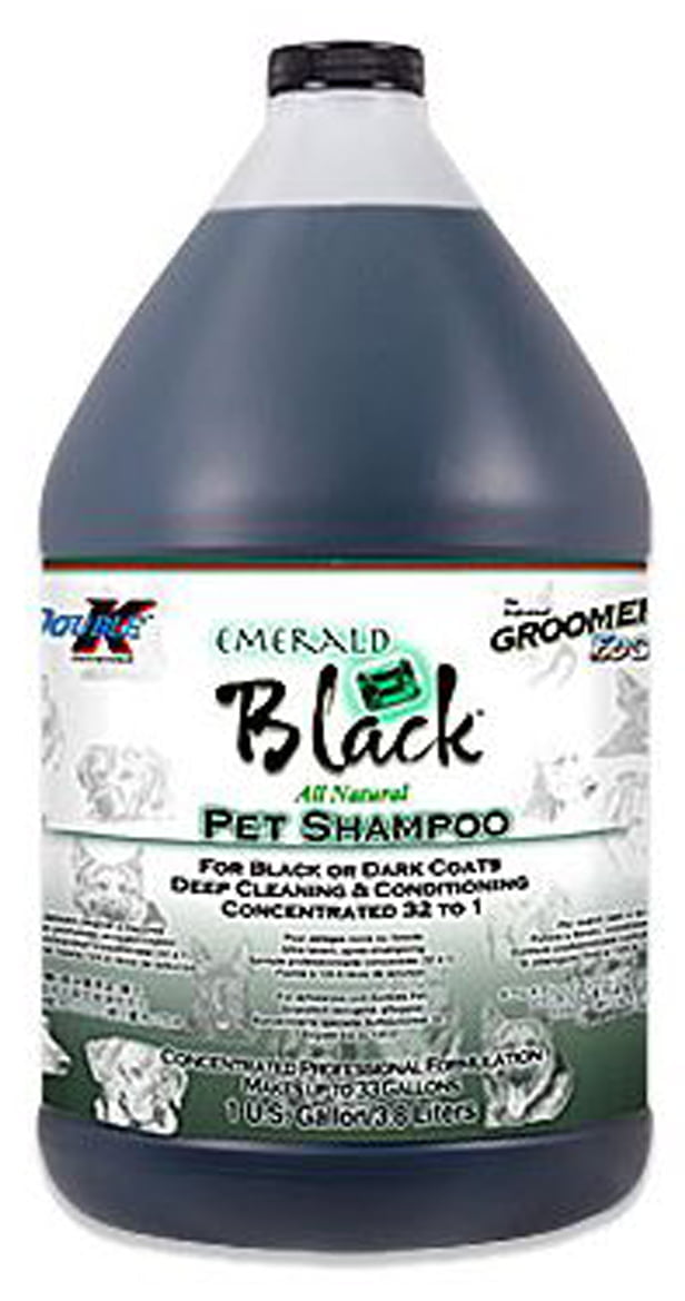 Shampoing Emerald Black pour poils noirs, Double K Gallon