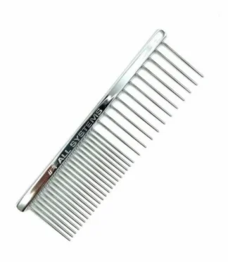 Peigne de toilettage d'animaux 4.5 pouces en nickel, All systems
